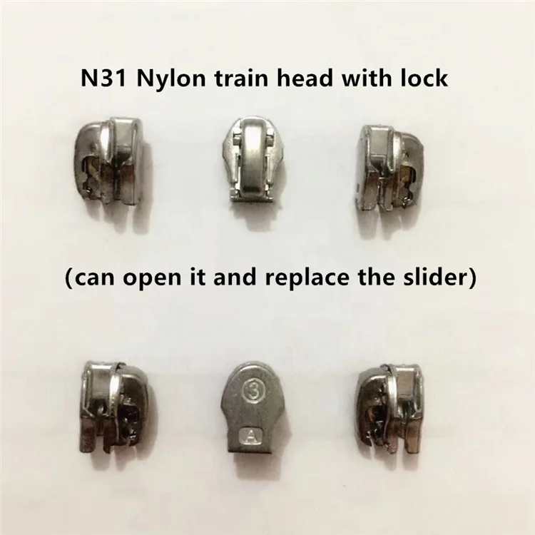 NO.3#5#8# cam lock can open replacement zipper slider puller train head pull parts for metal nylon zipper