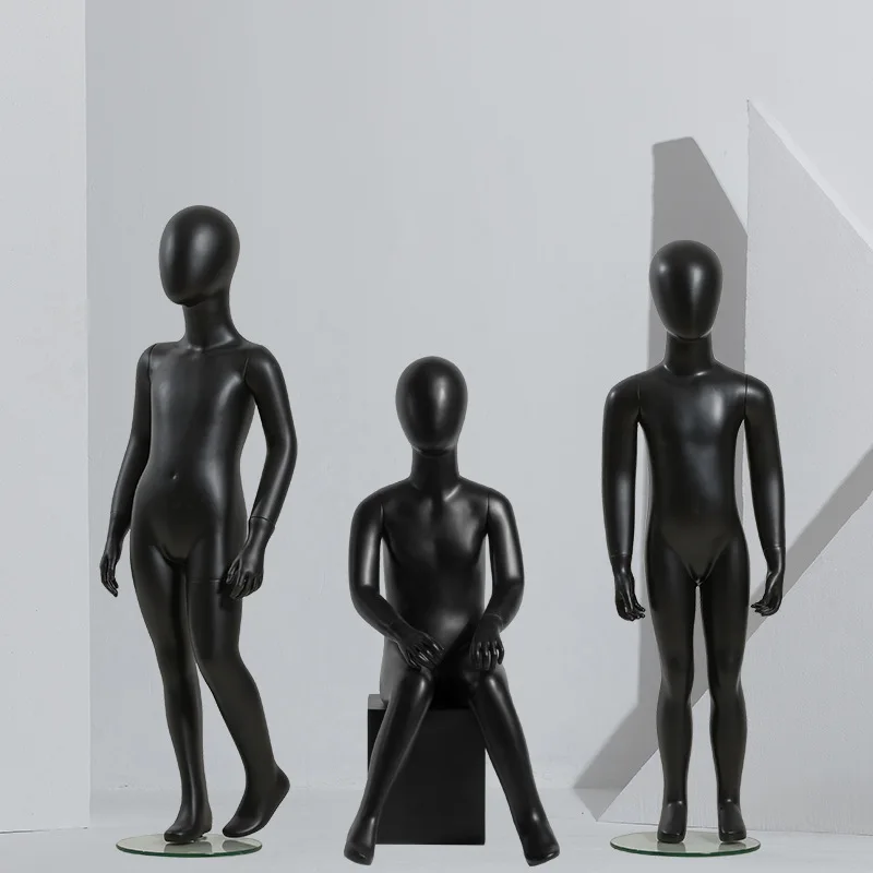 Abstract teenager little girl and boy kids store display children mannequin manikin for sale