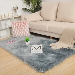 Super Soft Plush Fur Area Rug for Living Room  Fluffy Faux Fur Rug  Wholesale Faux Fur Floor Mat