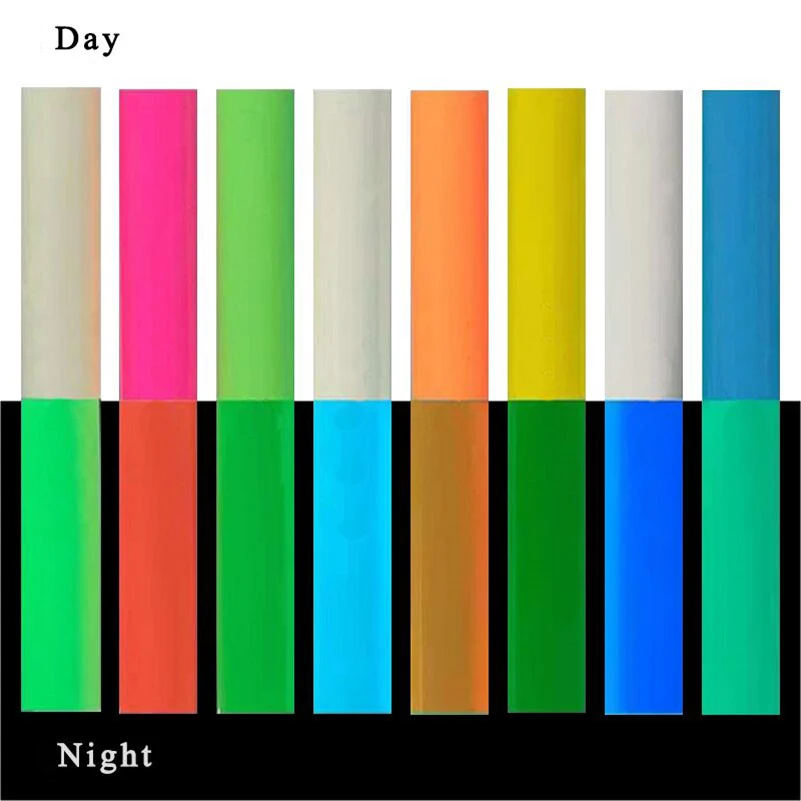 Manufacturer direct selling textile night luminous multicolor thermal vinyl transfer customization