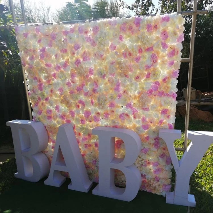 artificial Silk hydrangea flower wall backdrop decorative flowers red flower wall for sell wedding decoration