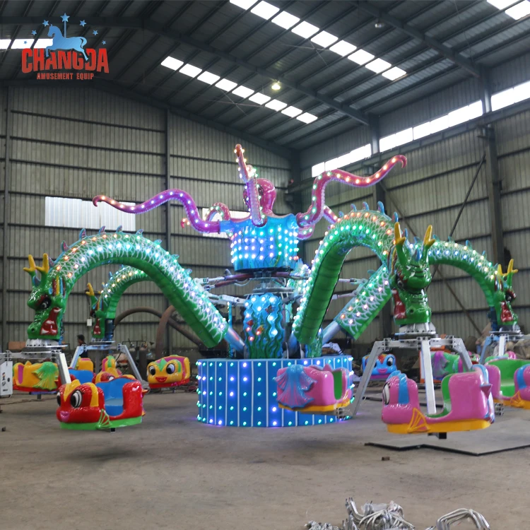 30 Seats Amusement Rides Big Rotary Octopus Amusement Park Rides