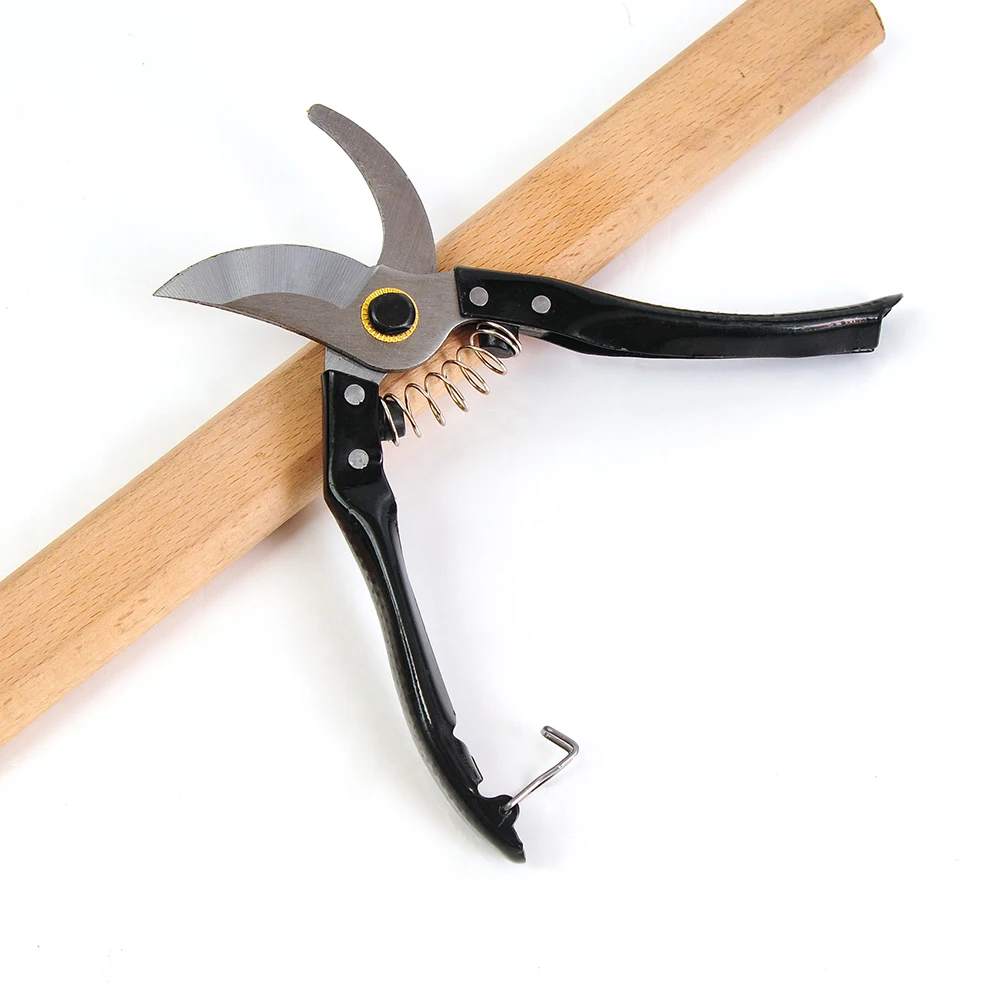 zhi Hot manganese steel horticultural manual electric vineyard wood handle tree plant branch scissors