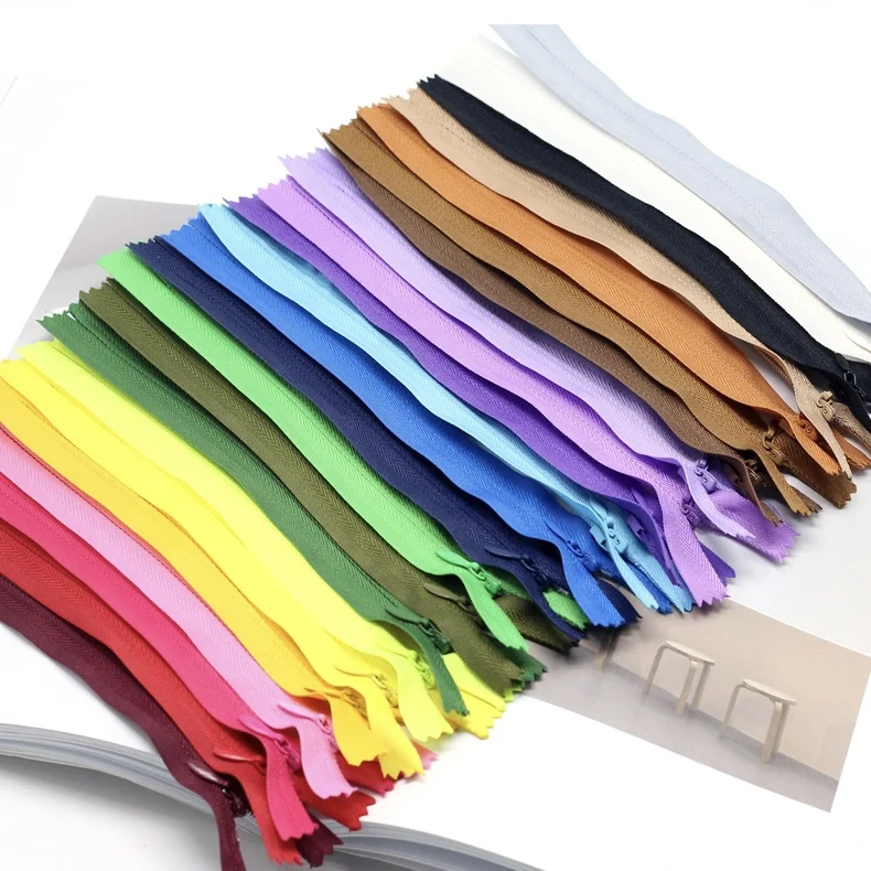 Высококачественный Невидимый слайдер #3 в форме капли воды кружевная лента нейлоновая