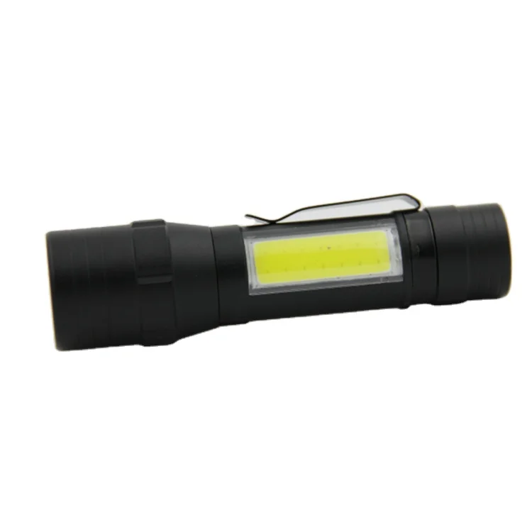 Factory Cheap Price Led Flashlights Torches Small Pocket Torch Light Plastic Rechargeable Flashlight