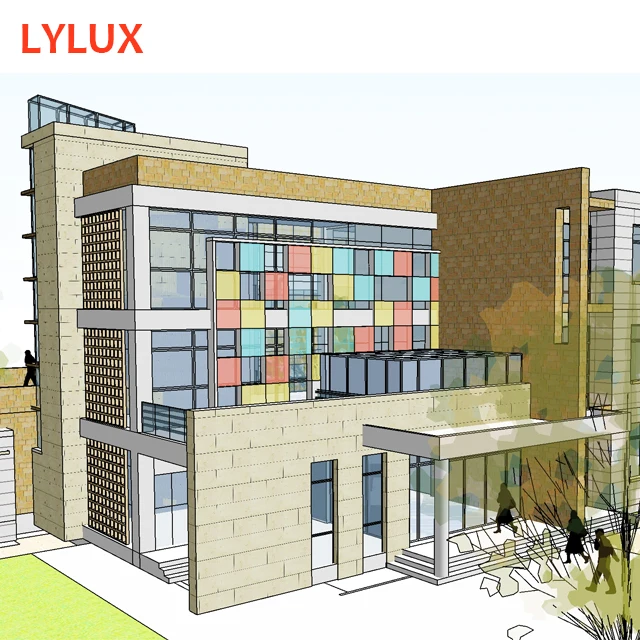 Well serviced Prefab buildings Steel framing prefab creche, Child care, nursery building