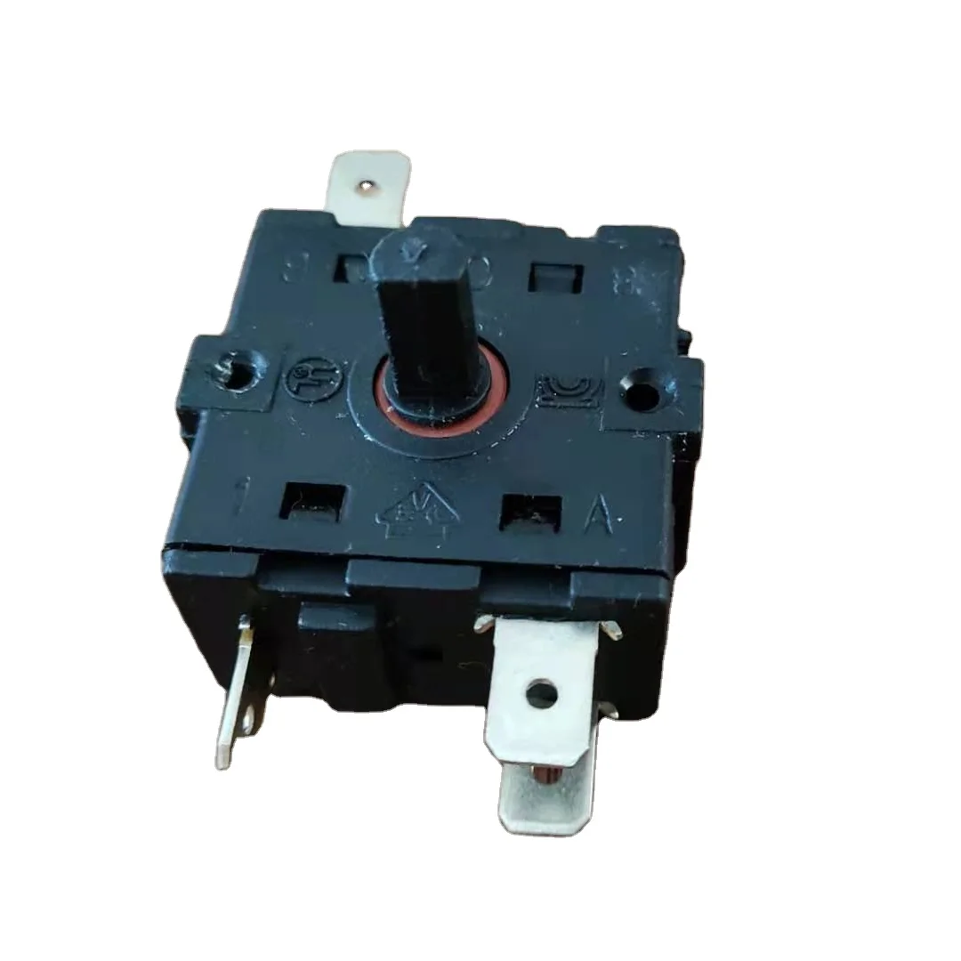 China Baiqiao High Quality Electric Kitchen Home Appliances Oven Parts Type 16 A Rotary Switch