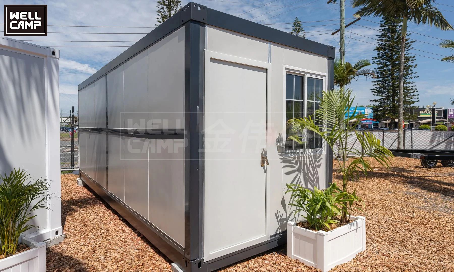 Wellcamp Group affordable Folding Flat Pack container nice house easy to install nice appearance solid construction house
