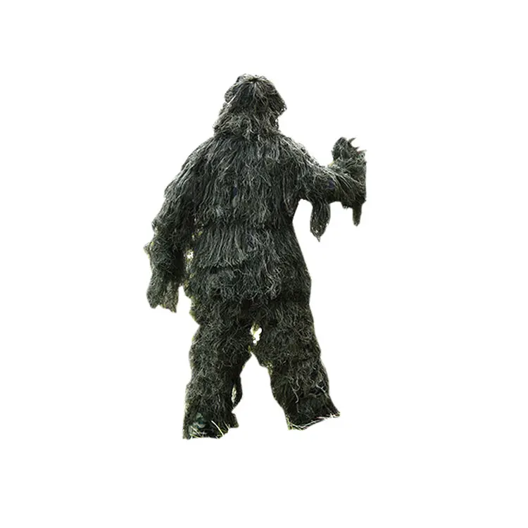 Military waterproof Camouflage Clothing Military Hunting Blind sniper Ghillie Suit Leaf Camouflage Dress With Hooded