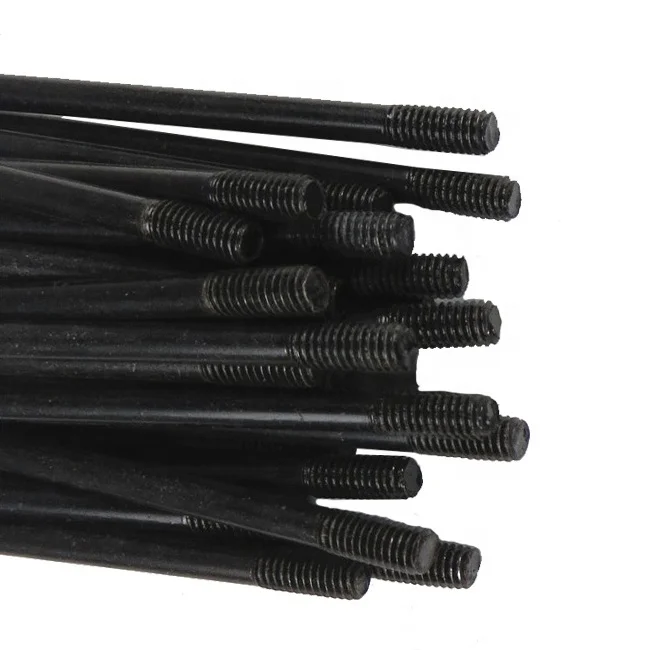 Bike Parts 12G Black Bike Spoke 45# Steel Bicycle Spoke