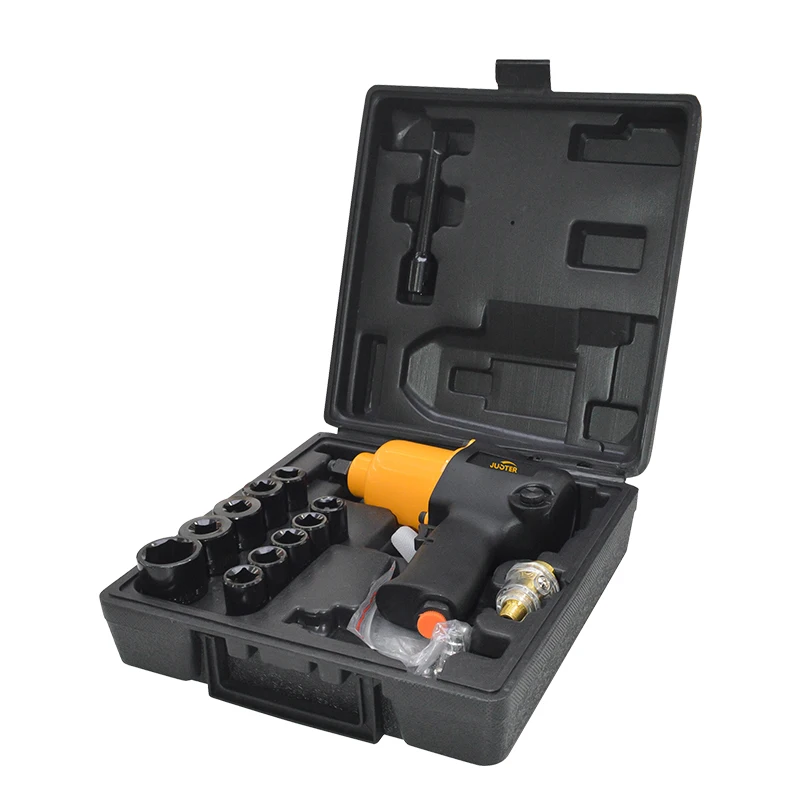 2024 JUSTER Air Drive Air Wrench 680 N.M Heavy Duty Pneumatic Tool 7500 rpm Twin Hmmer