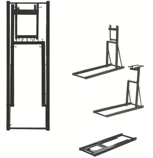 
Folding adjustable portable metal sawhorse log stand 