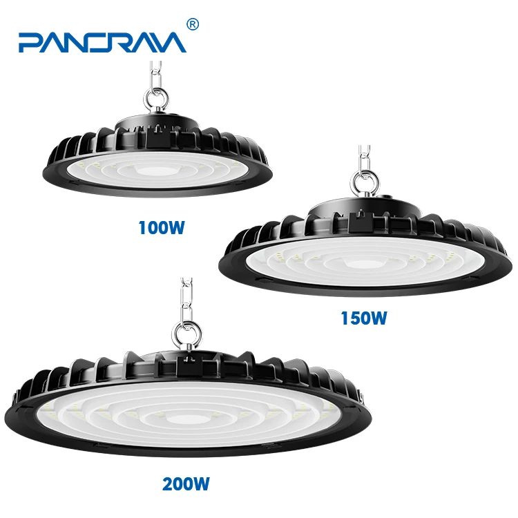 Hot Sale IP65 Waterproof Warehouse Shop 100W 150W 200W 240W Commercial Ceiling Led High Bay Light