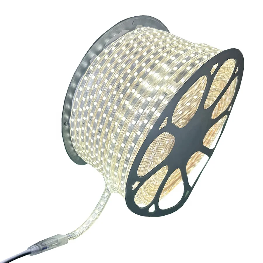 outdoor waterproof 2835 smd 5050 60leds led strip light 220v