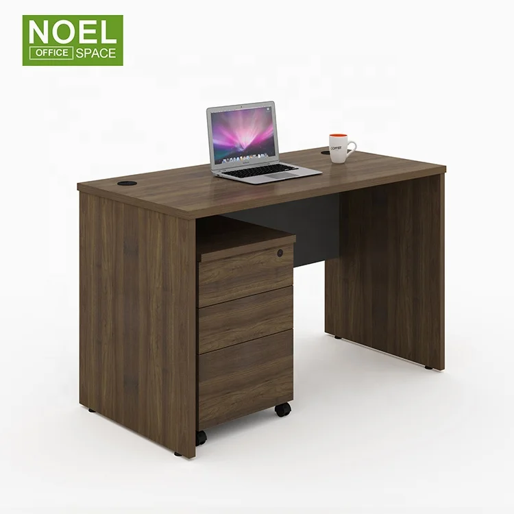 I shape Simple design cheap  school teacher office furniture single desk