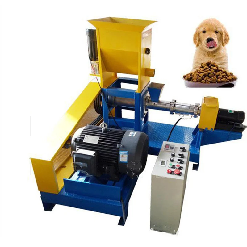 
 High-grade DGP40 Fish Dog Cat Bird Food Processing 40-50KG/H Floating Fish Feed Mill Pellet Extruder Machine  