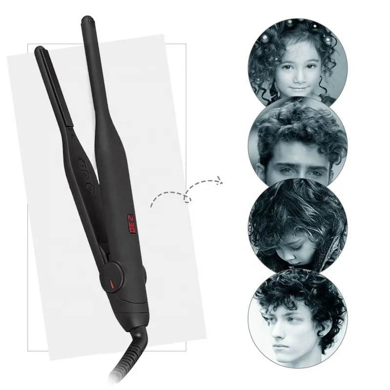 2024 top selling hair straightening irons ptc heater twist hair straightener 2 in 1 hair straightener and curler