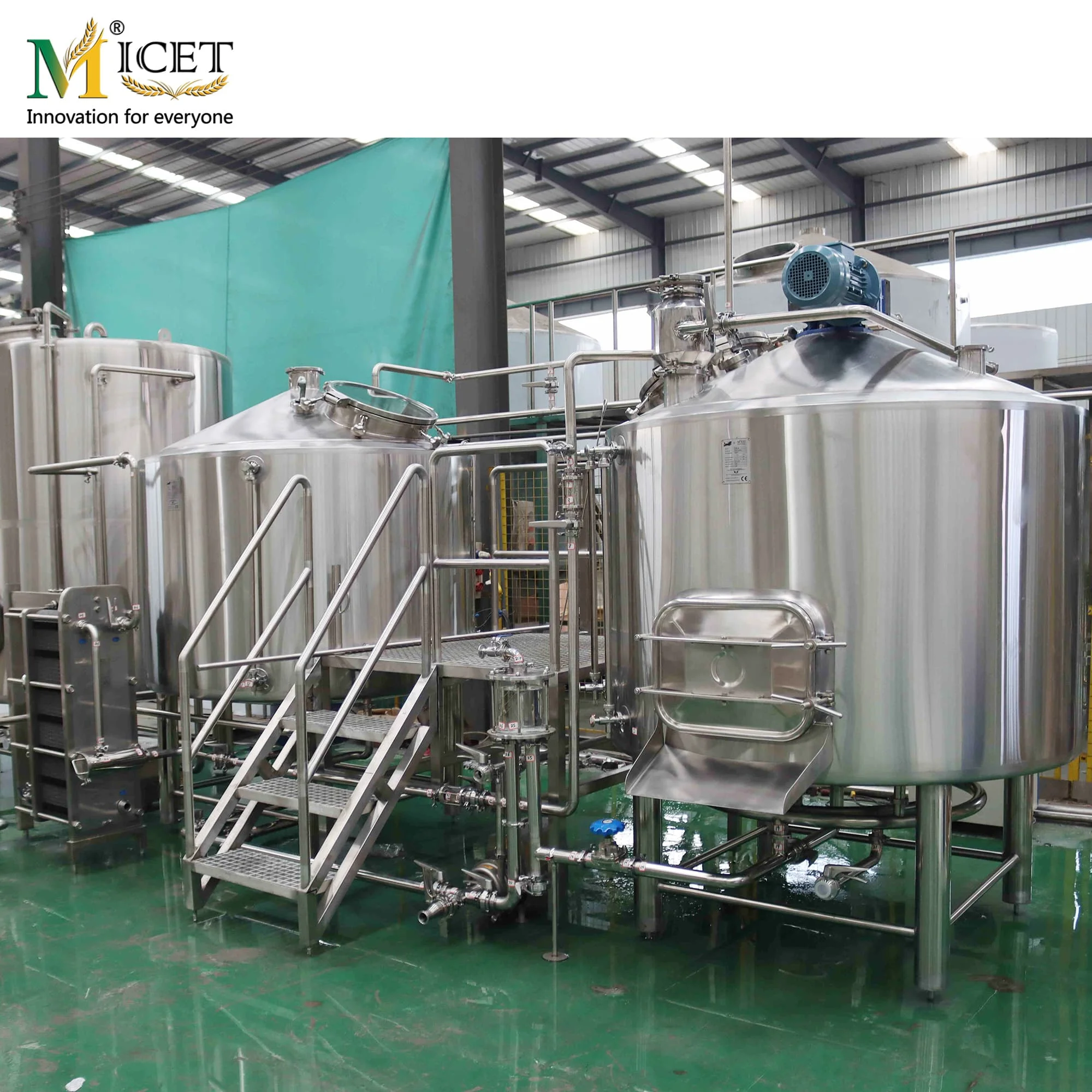 
Micet 2BBL craft beer brewing system customized mini brewery (2/3/4 vessel) 