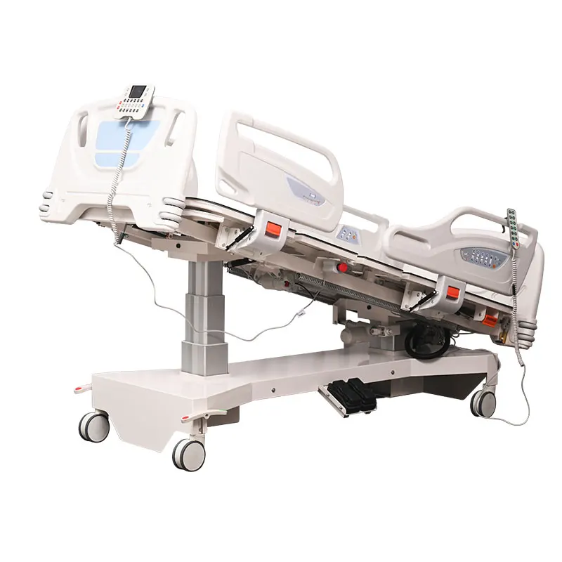 Cost-effective China Factory Manufacturer High Quality 7-function Clinic Hospital ICU Bed with CE ISO