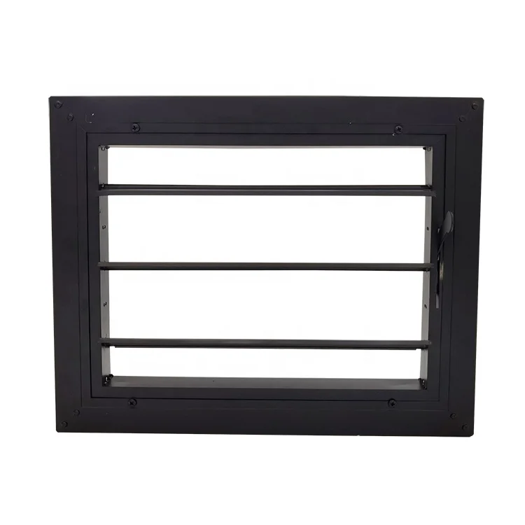 Fixed High Quality Aluminum Louver Window Manual adjustable linkage louver