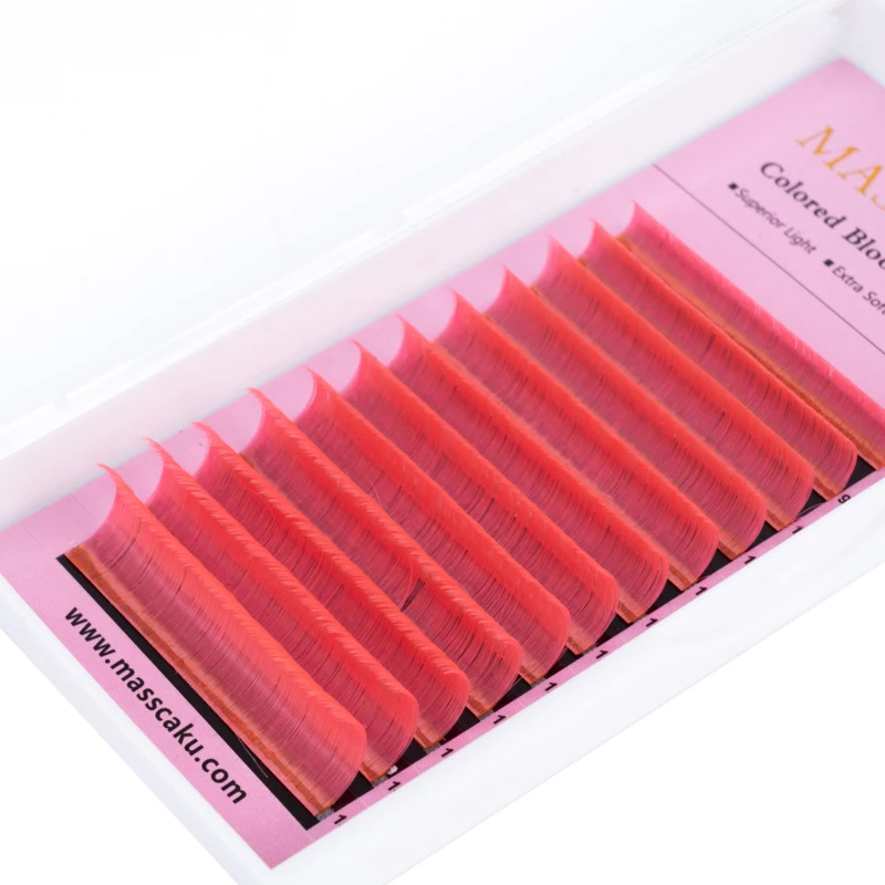 MASSCAKU Auto Fan Cashmere Siberian 0.03 Volume Easy Fans Color Easyfan Lashes Blooming Eyelash Extension