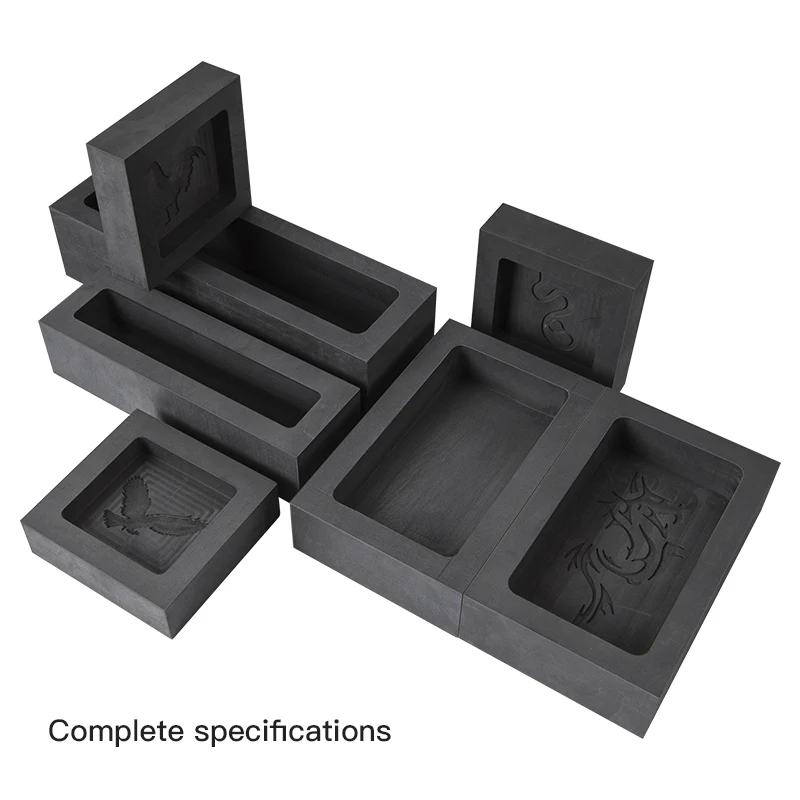 High purity  graphite ingot mould for sale cast gold silver ingot mould