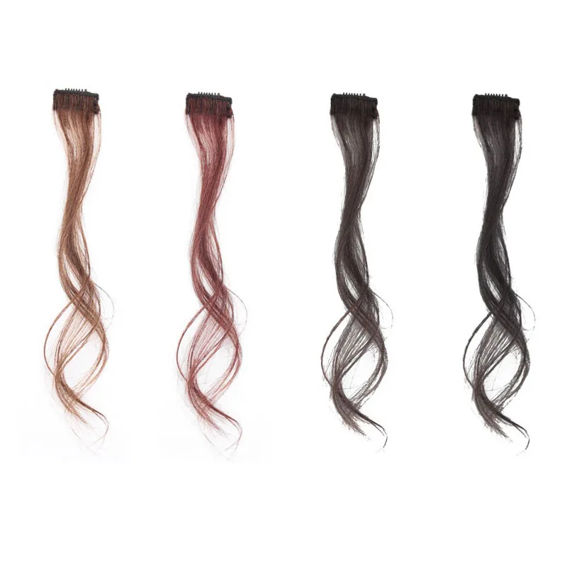 Wholesale High Quality Womens Human Hair Extension Hair Fringes Accessories Hair Bands With Clips