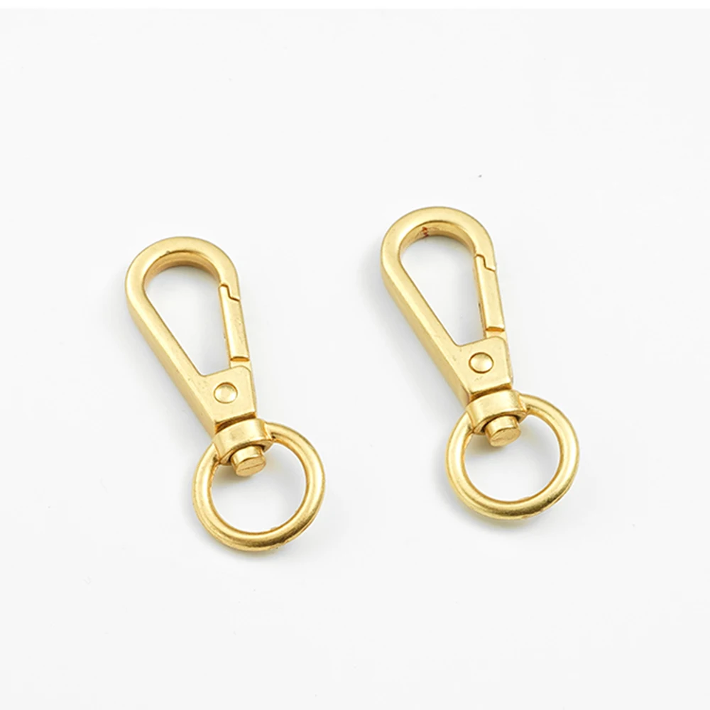 Customized Small Lobster Clasp Bag Buckle Hook Hardware Accessories Metal Swivel Dog Collar with Spring Hook