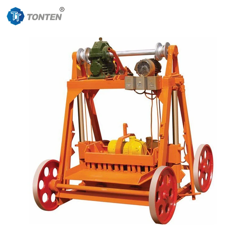 Useful Mobile Auto Brick Laying Machine Diesel Mobile Generator Block Machine