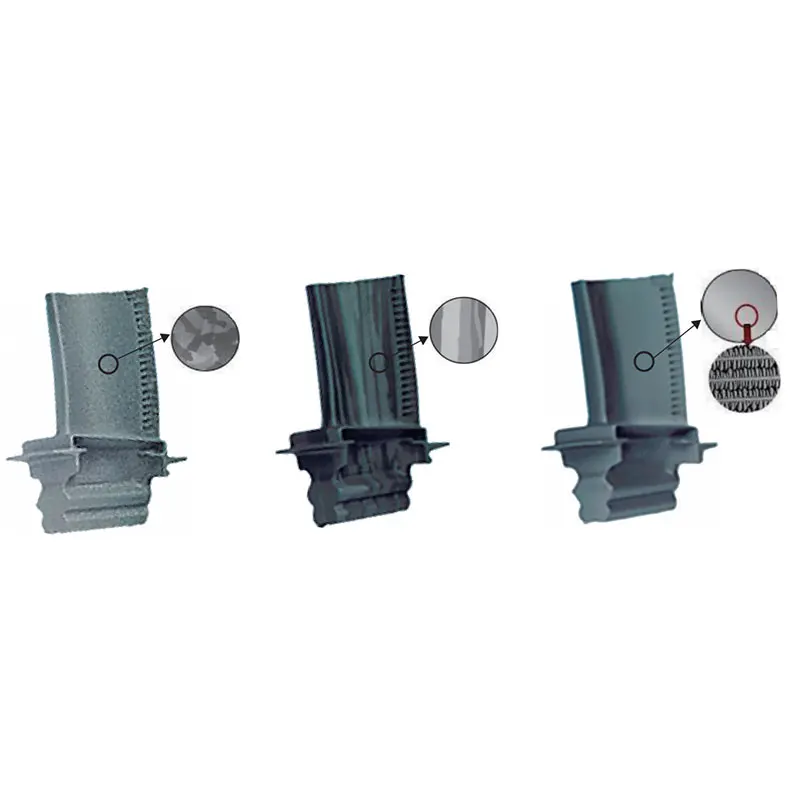 Vacuum casting Nimonic 80A high temperature resistant turbine engine blades aerospace