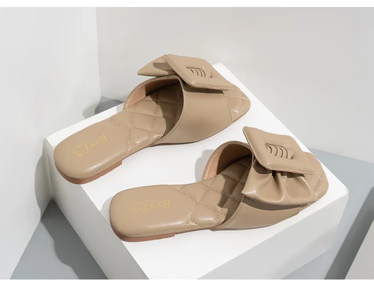 Large size female outdoor slippers 2023 summer new style women shoes luxury rubber flip flops summer slippers for women