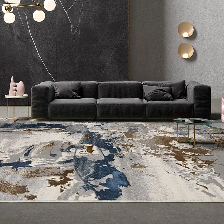 Домашний ковер современный Золотой для спальни скандинавского салона Вилтон ковры