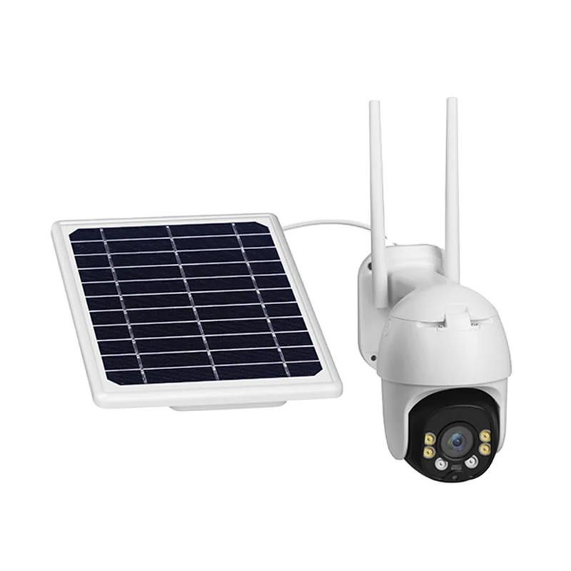 New Arrival solar power 4G Battery Security cctv Camera Ptz 15600mAh battery 8W solar panel support full band 4G