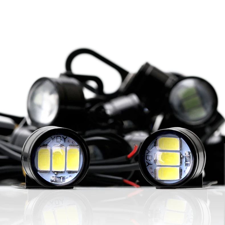 Yobis Constant bright Mirror Mount Eagle Eye DRL Tail Car Lamps LED Lights for Motorcycle Mirror