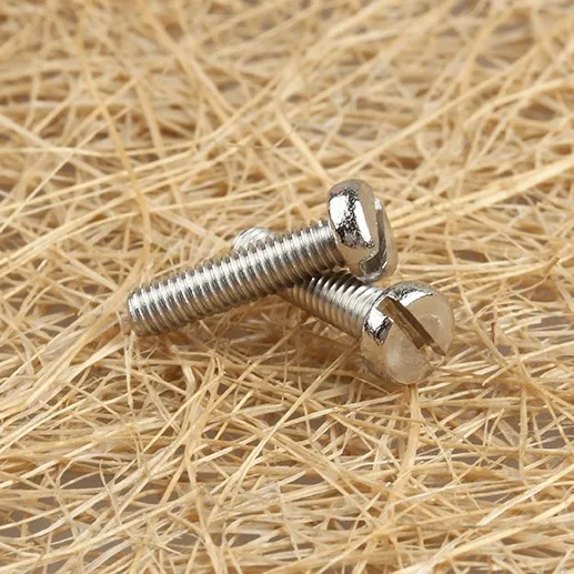 Slotted Cheese Head Screws DIN 84 Stainless Steel 304/316 Metric Size M1.6-M10 GB 65 Standard Fastener