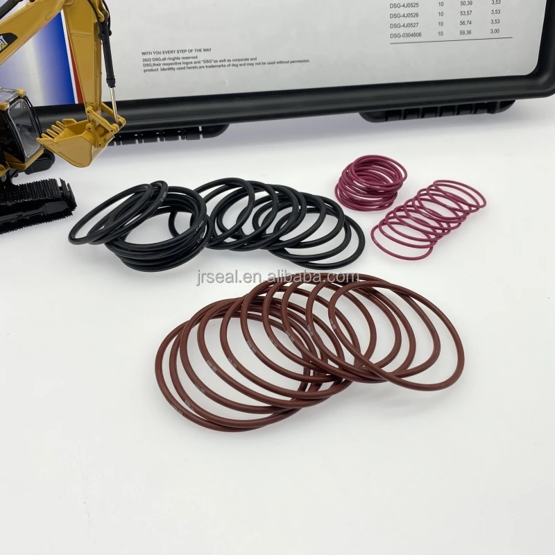 Oring Box Repair Kit 270-1528 NBR FKM Oring Kit for CAT Excavator Pipe Joint O-ring Excav Hydraulic Seal For Kit Excavator Parts