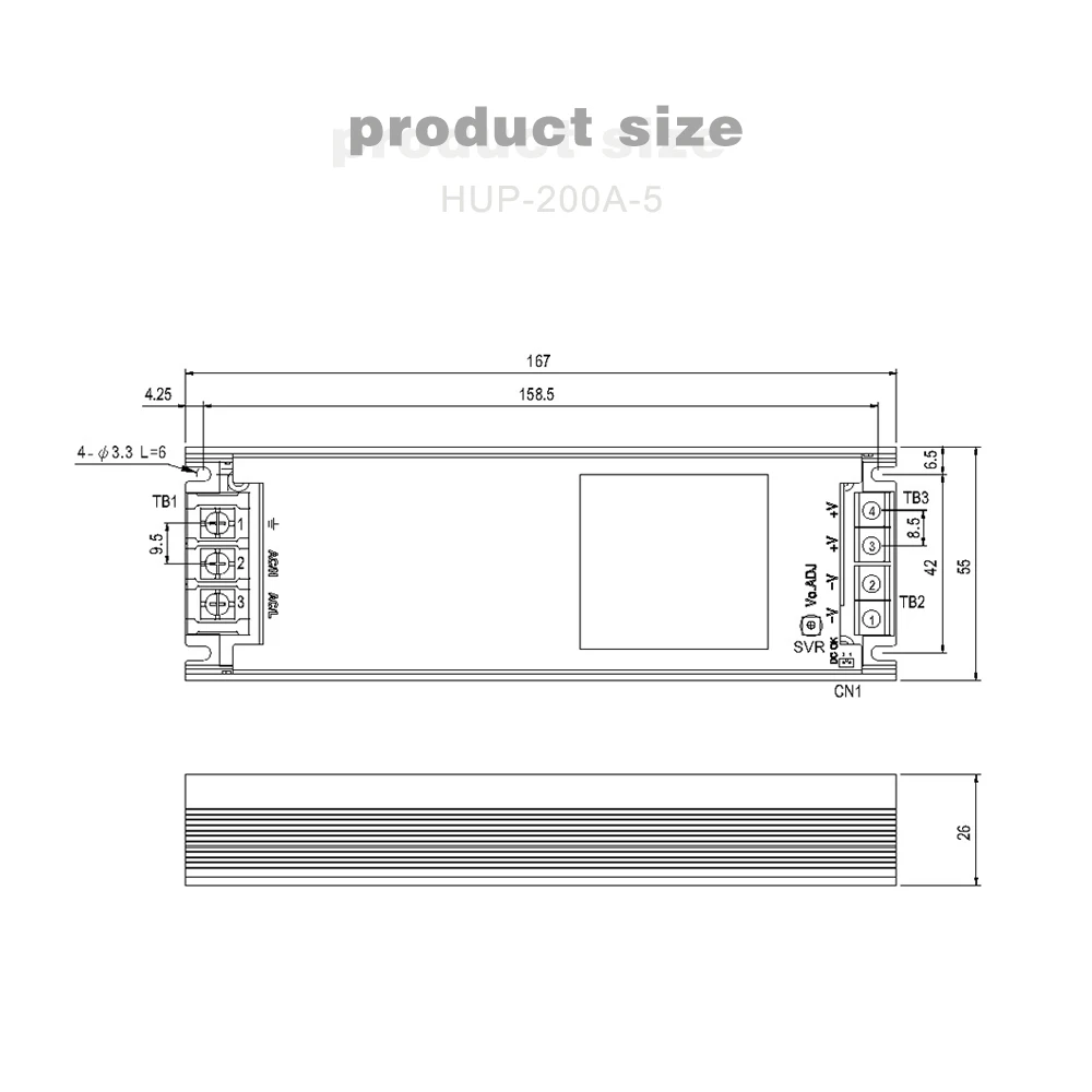 UHP-200-A cc cv преобразователь dc коммутационная машина светодиодный цифровой дисплей питания