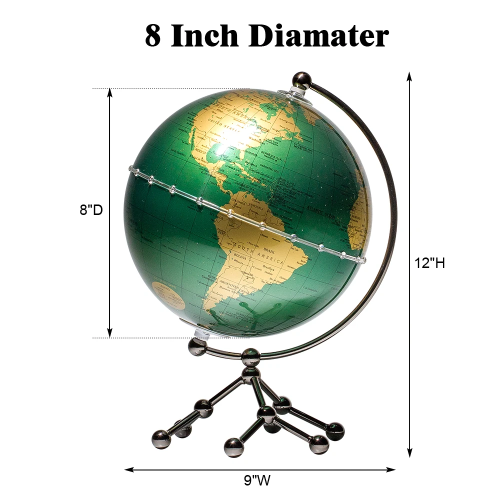 Wellfun Plastic Craft Gifts And Crafts Craft Supplies DIY Birthday kids Stationary Novelty Gifts Globe Earth Globe Decor Globe