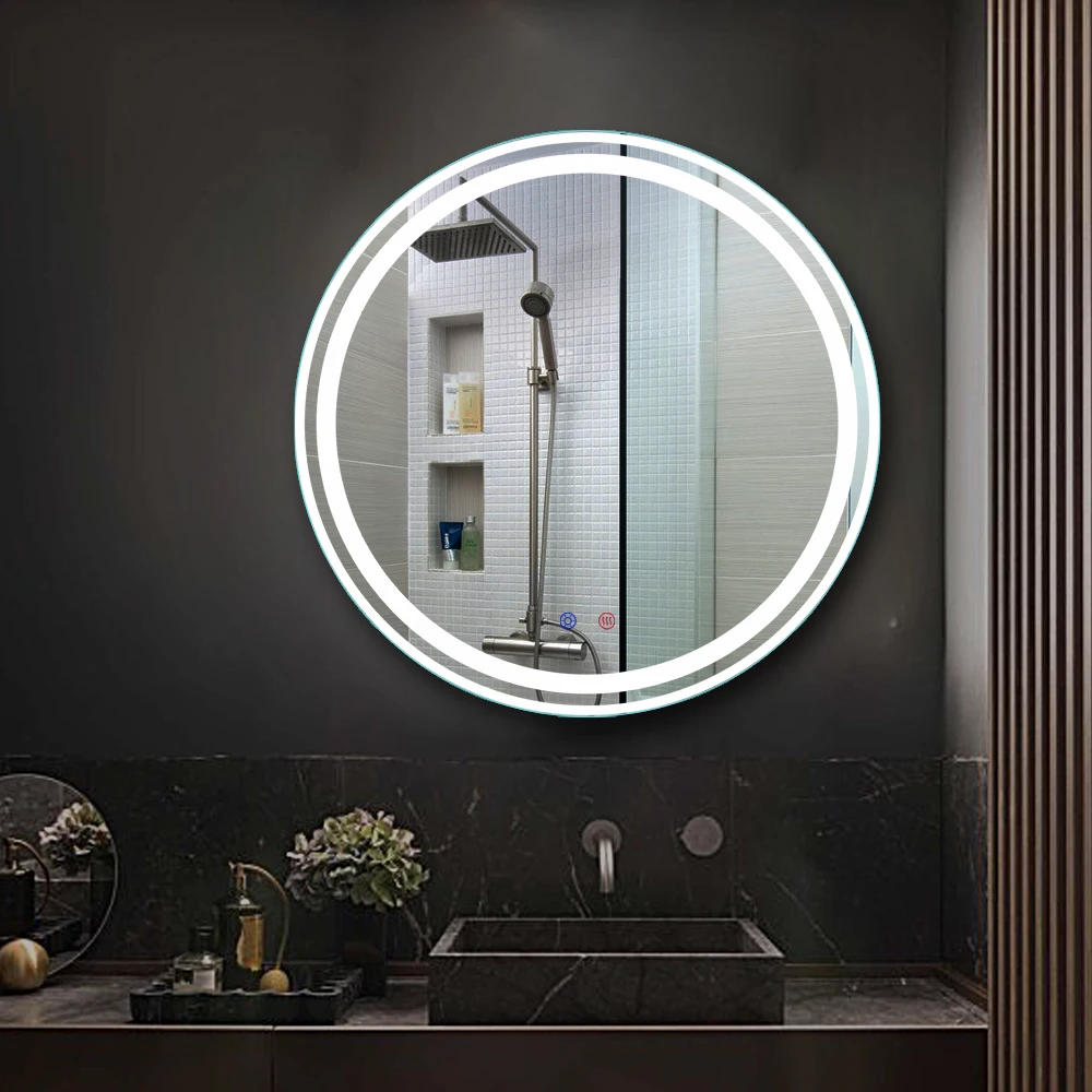 hight quality hotel luxury washroom sink large round bathroom mirror