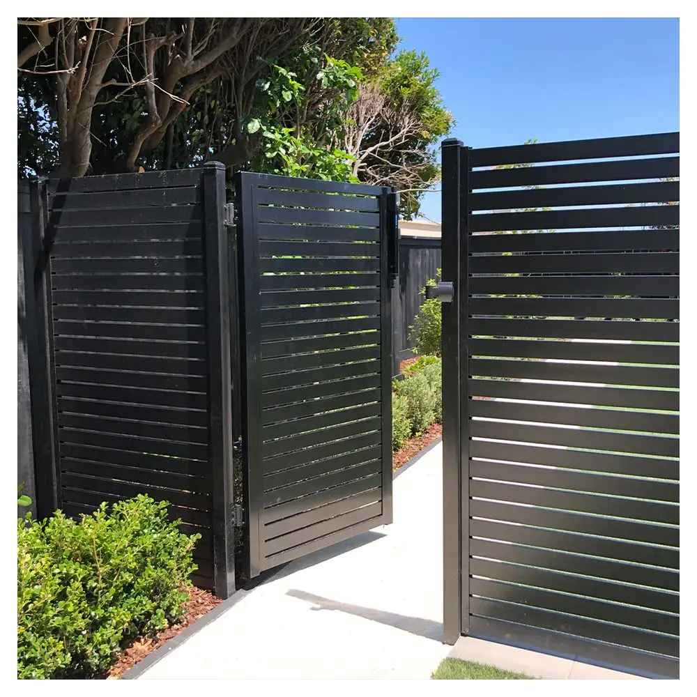 Prima competitive price promotion price customization villa garden gates automatic driveway gate cast aluminum courtyard gate