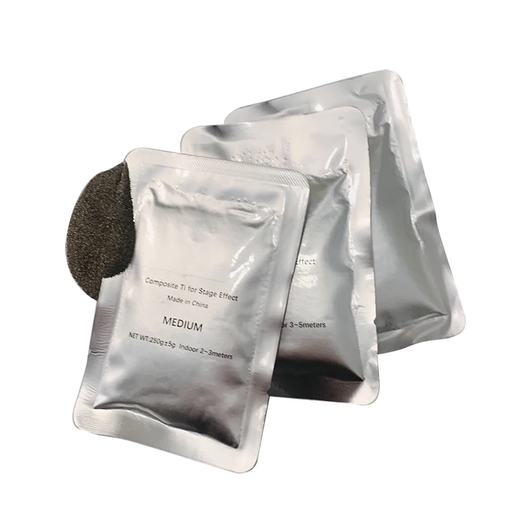 USA STOCK MSDS  200G/BAG 20 bags Spark Titanium powder composite ti cold powder price for cold sparkler machine