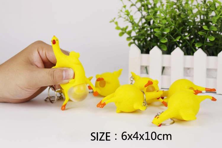 Surprise Squishy Toy Anti Stress Squeeze Toys Chicken&Eggs Laying Hens Funny Gadgets Novelty Autism Mood Relief Wholesale