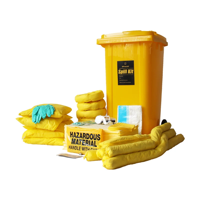 High Performance 240l Emergency General Purpose Absorbent Universal Spill Kits for Factory