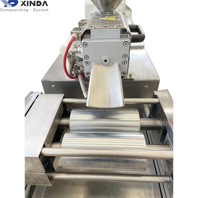 5-20 kg color masterbatch extrusion machinery lab scale twin screw extruder production line