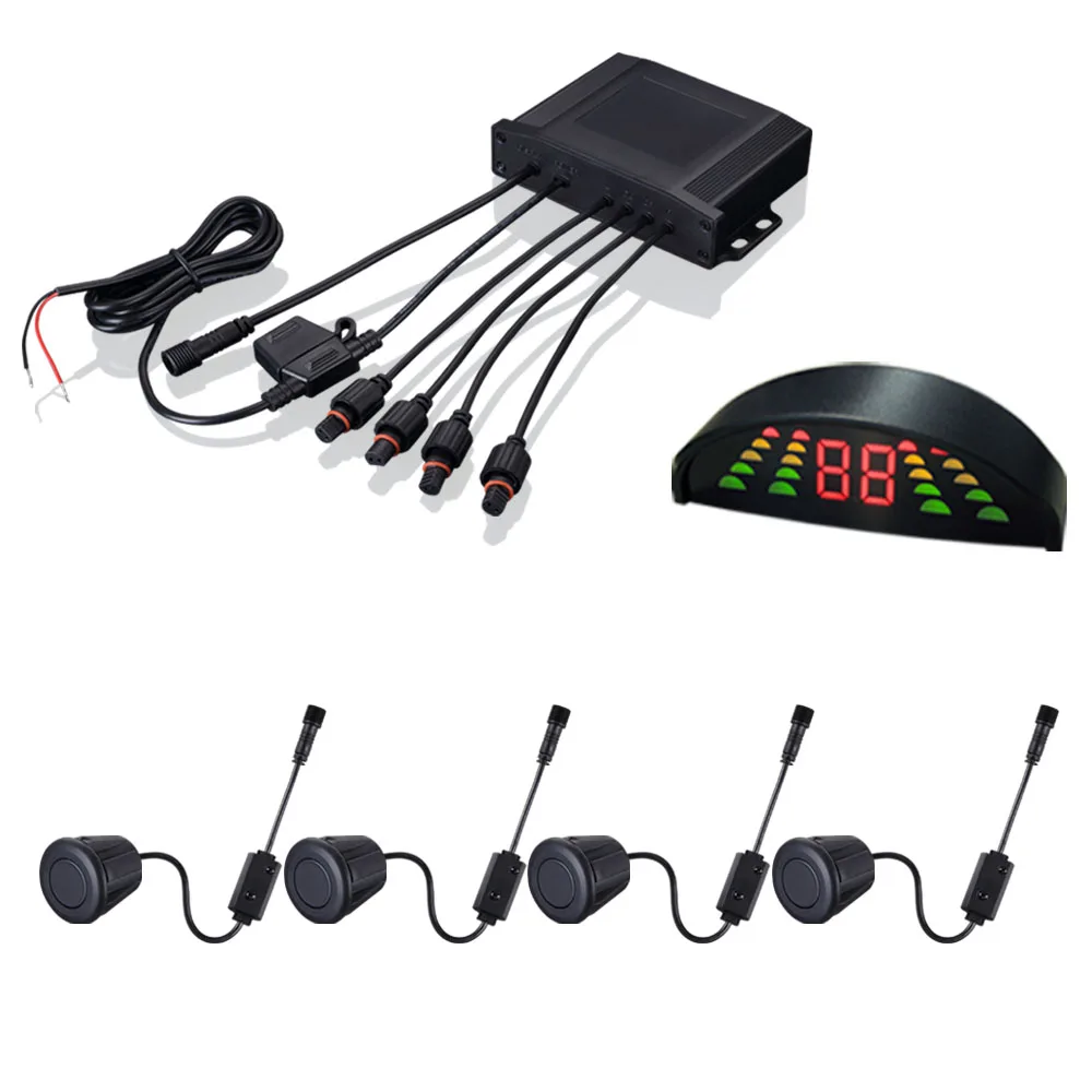 reverse parking sensor,High level ultrasonic parking sensor, LED display parking sensor