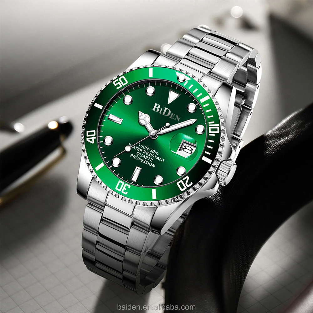 Luxury watch 2022 mens style Guangzhou watch market wholesale men classical date custom watches
