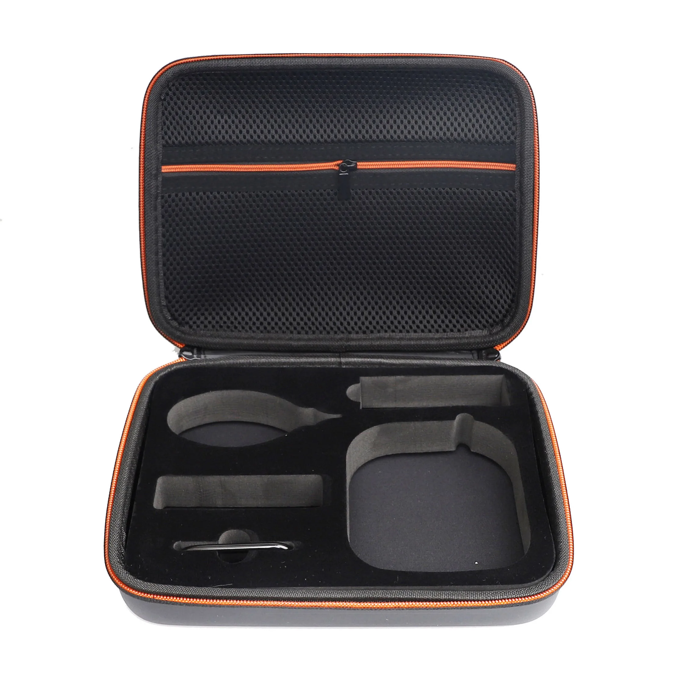 Custom Printed Hard Shell EVA Foam Portable Carry Tools Travel Case, Waterproof Storage Bag Zip Black