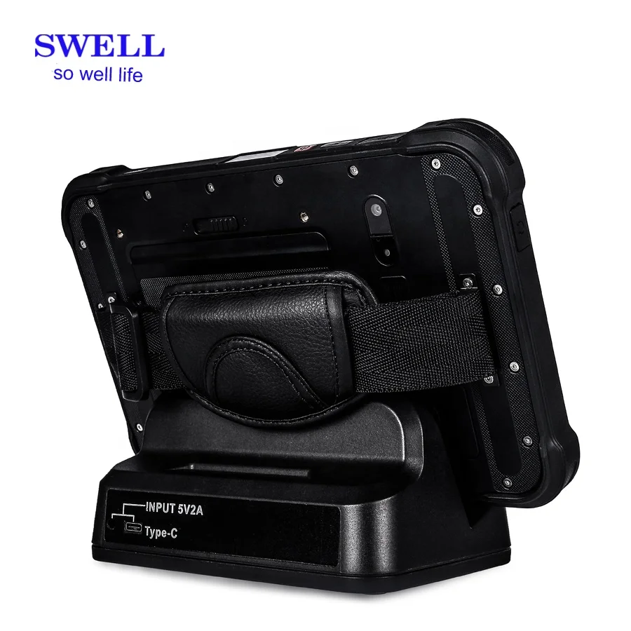 swell handheld computer 8inch ip67 WIFI roaming 16gb removable replaceable battery rfid nfc reader optional rugged tablet pc