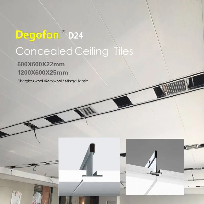 Ceiling Acoustic 60x60cm For New Lightweight Products Panel Suspended Ceilings