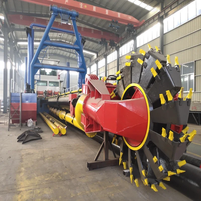 Yongsheng 12 Inch Bucket Wheel Dredger Dredging Equipment Mud Gravel Dredging Machine for Sale